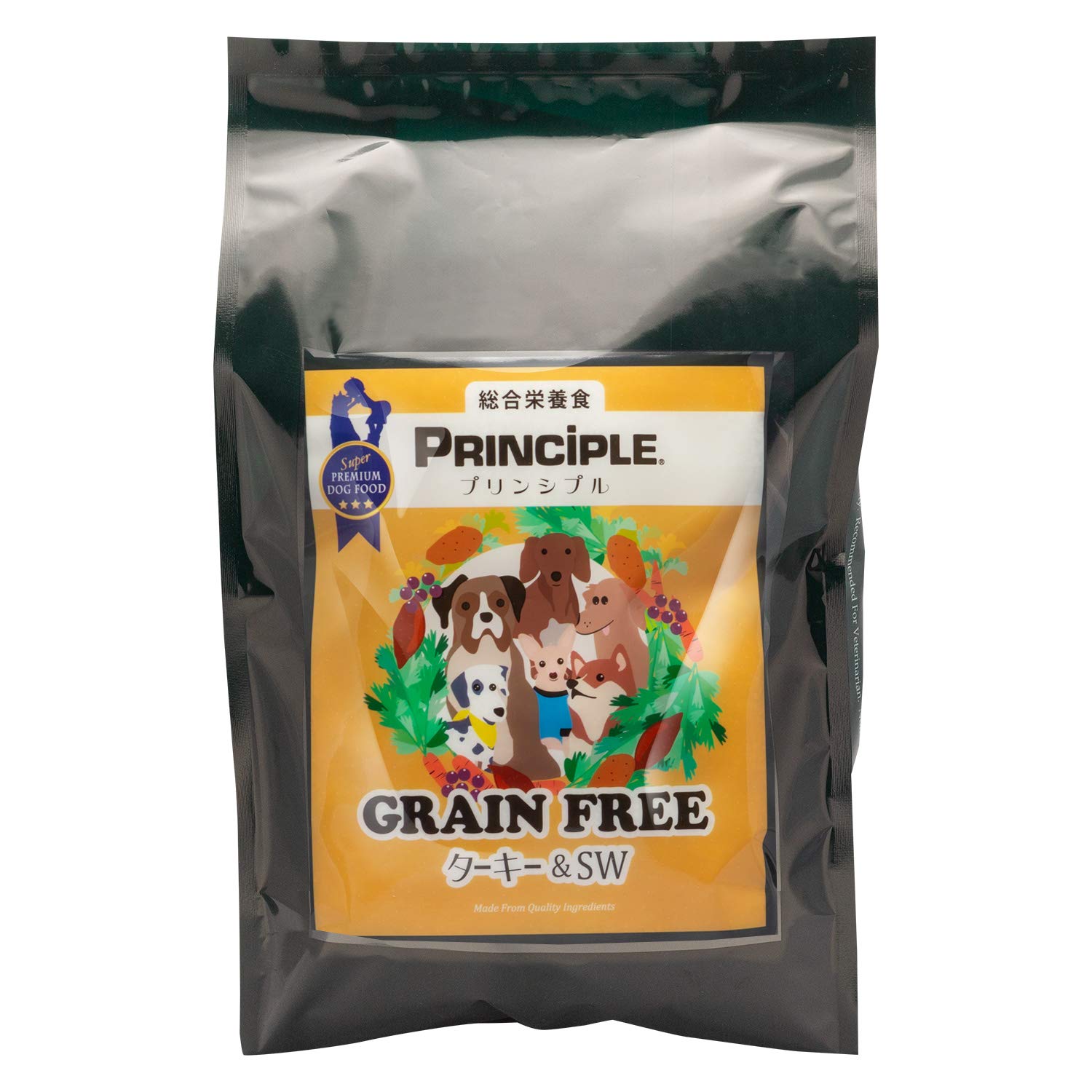 プリンシプル ドッグフード グレインフリーターキー&SW 2.4kg(800g×3) プリンシプル ドッグフード グレインフリーターキー&SW 2.4kg(800g×3)