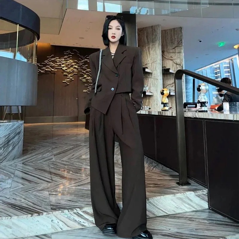 セットアップ 韓国ファッション おしゃれ イレギュラー スーツ ワイドパンツ セット 流行り 汎用性が高い 気質 着痩せ 質感 高級感 二点セット 母の日 セットアップ 韓国ファッション おしゃれ イレギュラー スーツ ワイドパンツ セット 流行り 汎用性が高い 気質 着痩せ 質感 高級感 二点セット 母の日