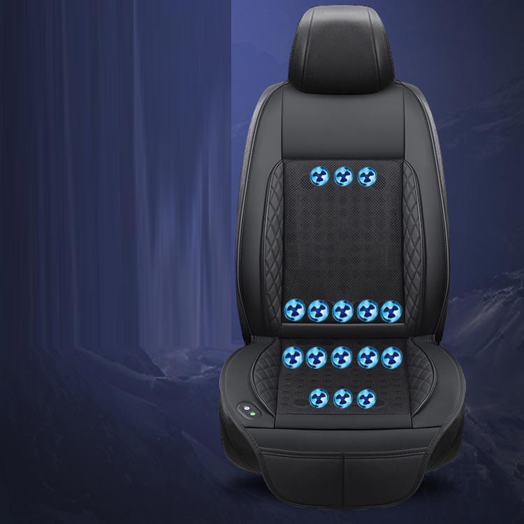 限定プロモーションクールシート クールカーシート 車 クーラー シートカバー 車用 クールエアーカーシート 汎用 12V 16個 送風ファン搭載 エアーファンシート 夏 クール 冷感 カーシート 3段