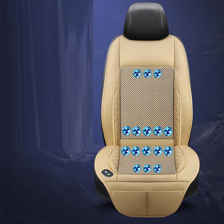 限定プロモーションクールシート クールカーシート 車 クーラー シートカバー 車用 クールエアーカーシート 汎用 12V 16個 送風ファン搭載 エアーファンシート 夏 クール 冷感 カーシート 3段