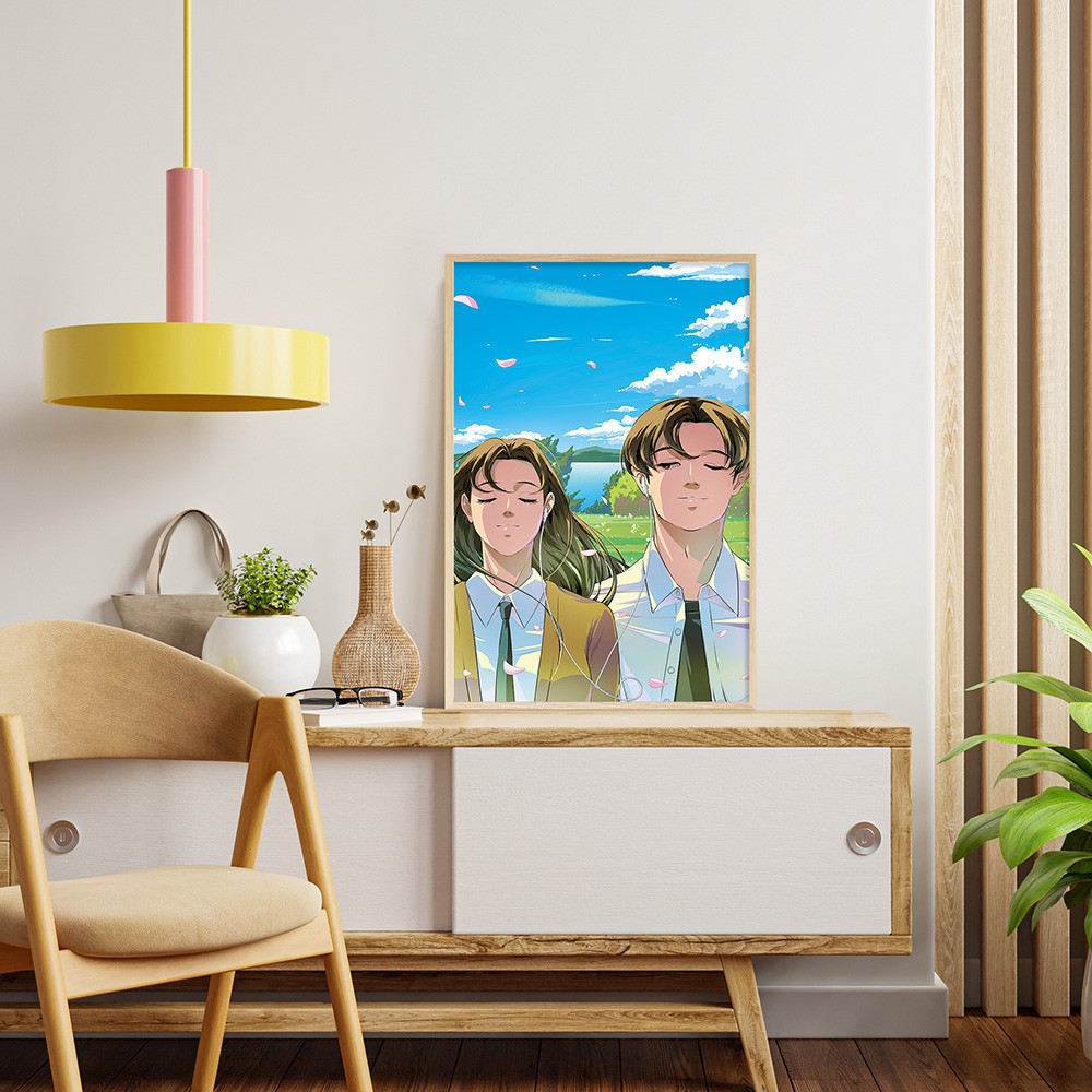 [風の香り] two_di イラスト 絵 キャンバス アート プリンティング インテリア 額縁 寝室 リビング オフィス プレゼント