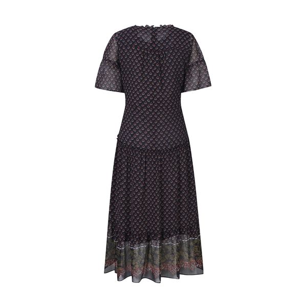 (C) ラインかぎ針編み柄ワンピース (SGOAG0572) (C) ラインかぎ針編み柄ワンピース (SGOAG0572)