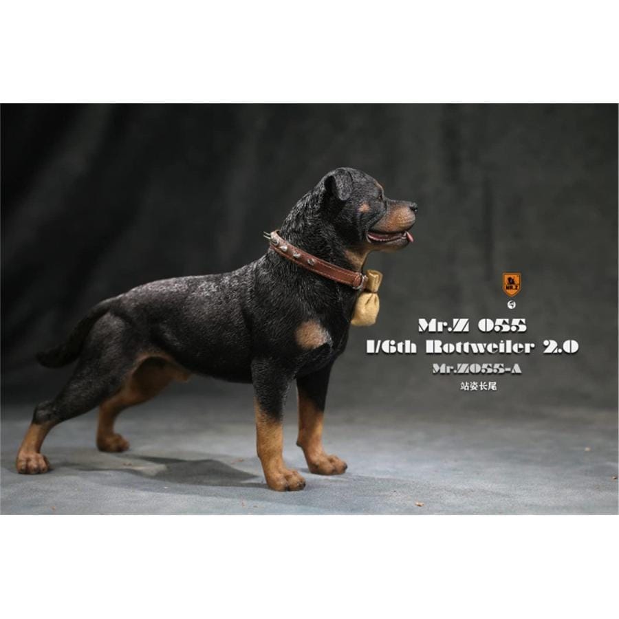 Mr.Z　1/6　ロットワイラー 2種 カラー選べます 動物 置物 フィギュア フィギュア専門店 -ソダチトイズ / Mr.Z 1/6 ロットワイラー 2種