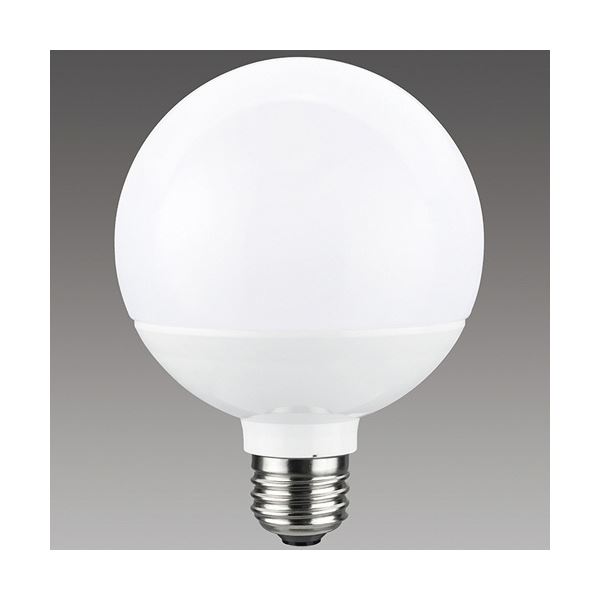 （まとめ）東芝ライテック LED電球 ボール電球形 E26口金 6.4W 電球色[x3]