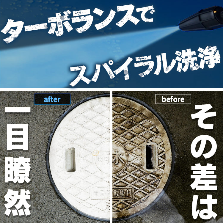 【公式】 高圧洗浄機 タンク式 静音 サイレント 家庭用 水道不要 洗車 ホワイト SBT-512N 水圧 クリーナー 高圧 白 油汚れ 黒ずみ 床掃除掃除 水垢 外壁 階段 バルコニー 高圧洗浄器