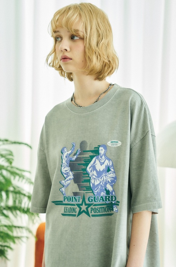 【CPGN STUDIO】Point Guard Pigment Short Sleeve T-shirt CPGN STUDIO】 Point Guard Pigment Short Sleeve T-shirt T