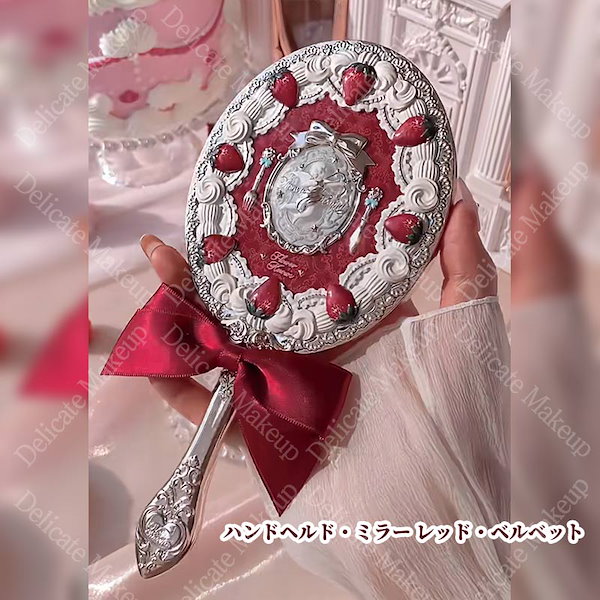 杖　鏡　お箸　コンパクトミラー　ネイルケアセット　薔薇　手描き　トールペイント 杖鏡お箸コンパクトミラーネイルケアセット薔薇手描きトールペイント