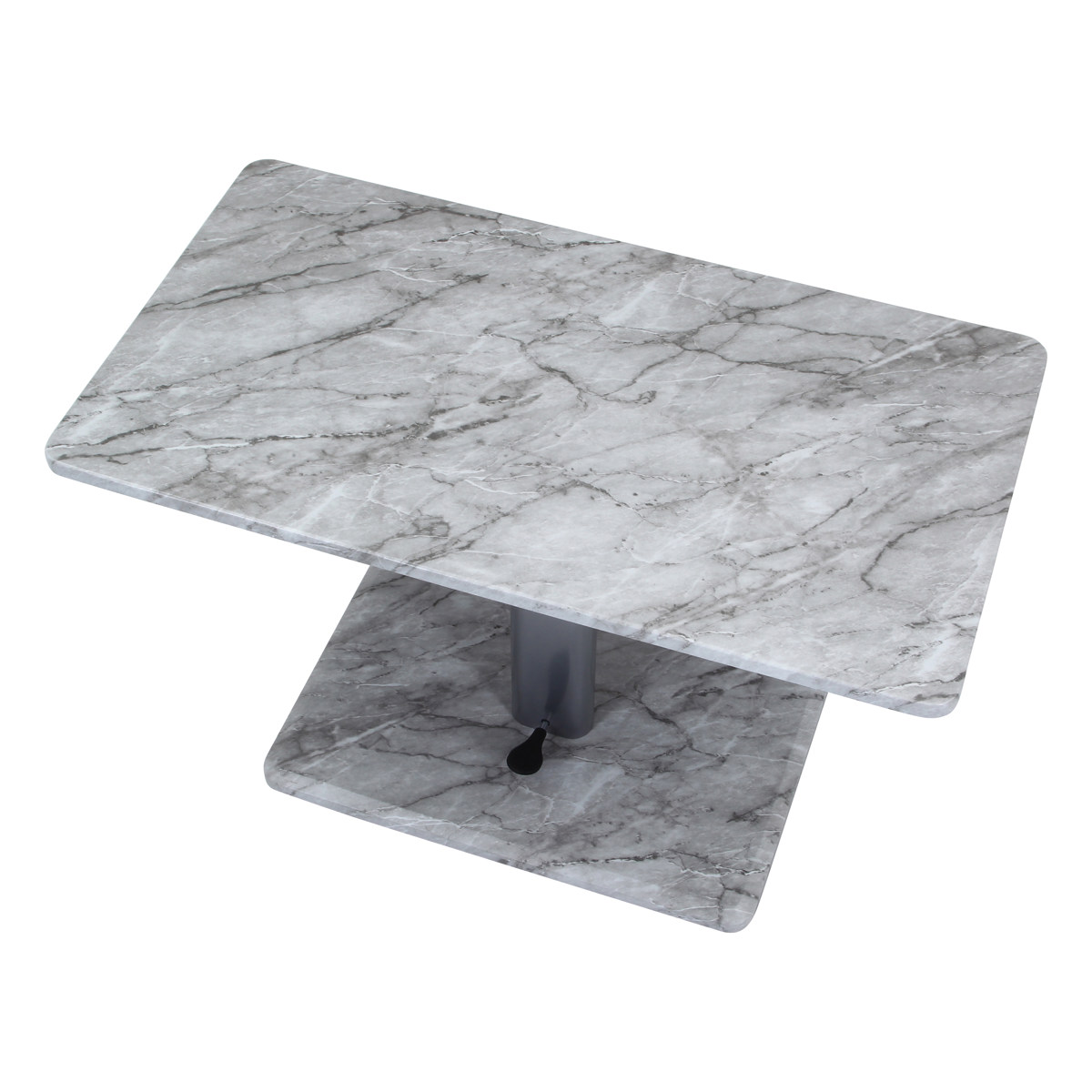 リビングテーブル 昇降式 幅90cm 大理石柄 高さ調節 フットペダル ローテーブル センターテーブル テーブル カフェ風 長方形 キャスター テレワーク パソコン 作業 机 高級感 上品