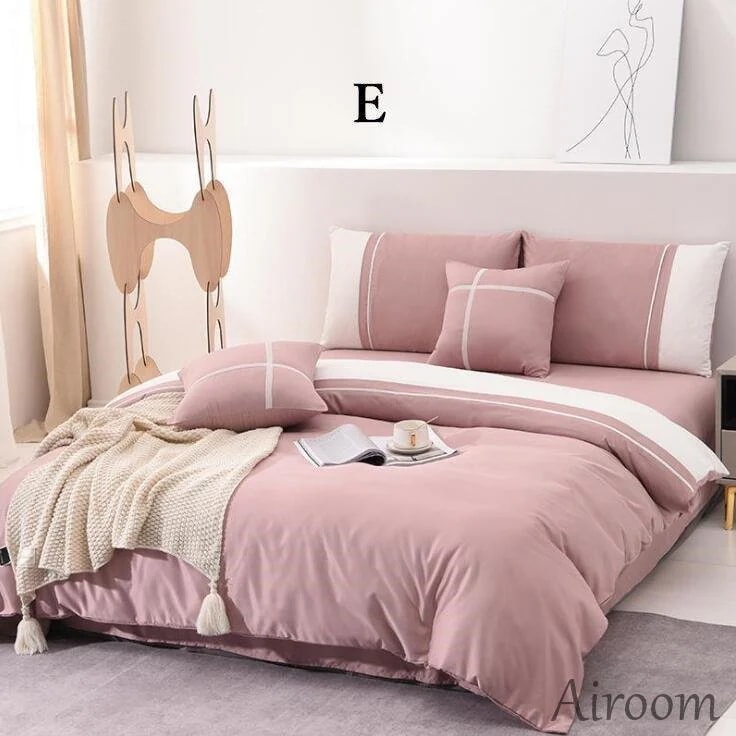 【新作入荷】布団セット 布団カバーセット 3点セット 掛け布団カバーセット 寝具 ベッド用品 敷き布団カバー フラットシーツ 枕カバー 新生活 可愛い プレゼント 北欧風 orange