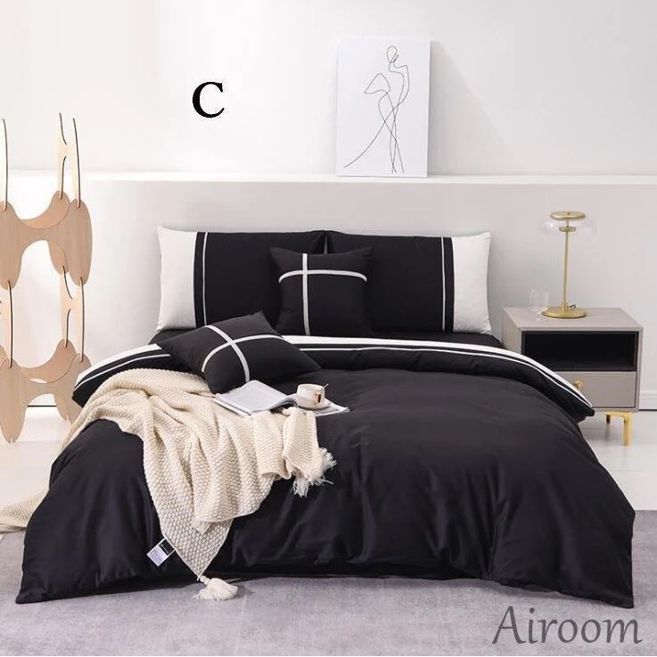 【新作入荷】布団セット 布団カバーセット 3点セット 掛け布団カバーセット 寝具 ベッド用品 敷き布団カバー フラットシーツ 枕カバー 新生活 可愛い プレゼント 北欧風 orange