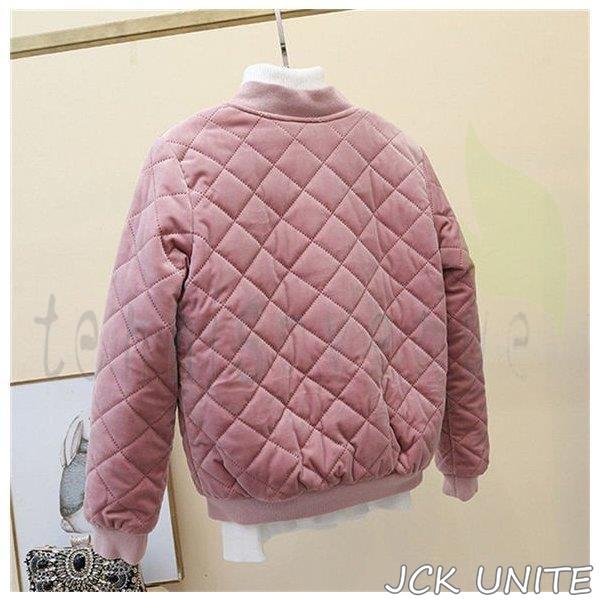 万能流行感 ジャケット ブルゾン コート ボア キルティング ジップアップ ノーカラー 中綿 リバーシブル 長袖 無地 アウター レディース