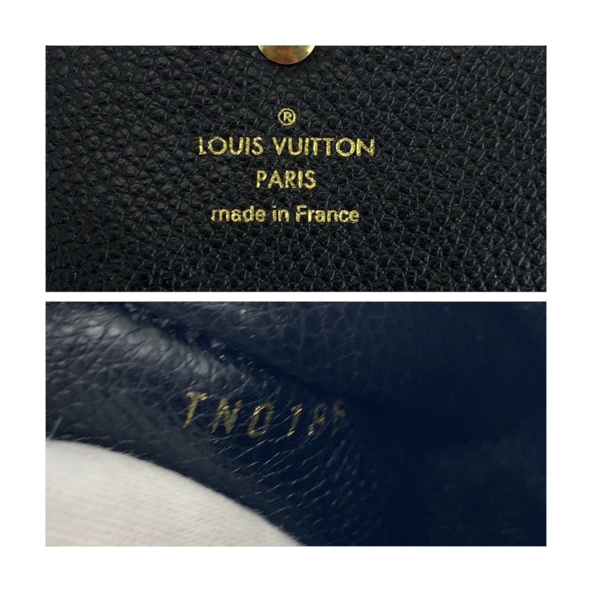 美品 モノグラム アンプラント ポシェット クレ ブラック 黒 ゴールド金具 レザー M60633 コインケース コンパクトウォレット レディース 504461