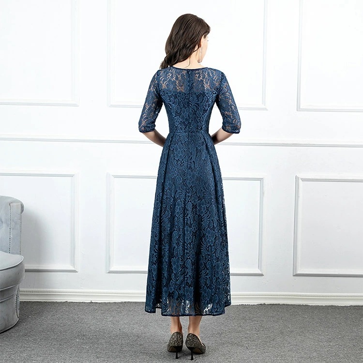 全8色 パーティードレス 黒 ブラック レースワンピース ロングドレス ネイビー 紺色 30代 40代 結婚式ドレス ワイン赤 袖あり 7分袖 二次会ドレス お呼ばれドレス 総レース Aライン ドレス 全8色 パーティードレス 黒 ブラック レースワンピース ロングドレス ネイビー 紺色 30代 40代 結婚式ドレス ワイン赤 袖あり 7分袖 二次会ドレス お呼ばれドレス 総レース Aライン ドレス