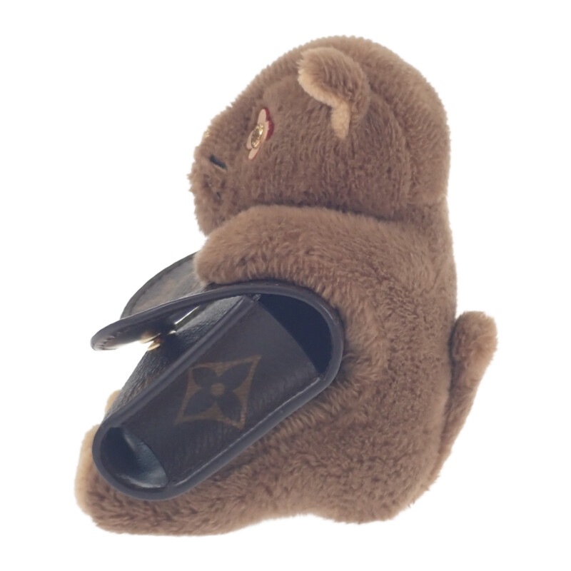 LVキュートモノグラム M01561 バッグチャーム モノグラムキャンバス ブラウン ゴールド金具 レディース 猫 キーホルダー アクセサリーケース【ABランク】 LVキュートモノグラム M01561 バッグチャーム モノグラムキャンバス ブラウン ゴールド金具 レディース 猫 キーホルダー アクセサリーケース【ABランク】