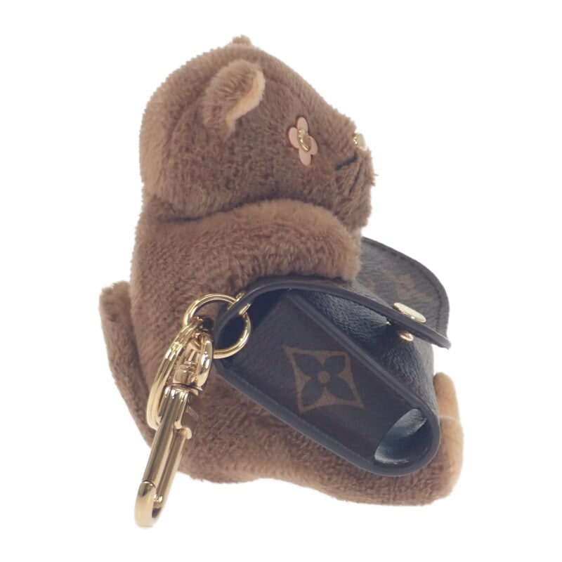 LVキュートモノグラム M01561 バッグチャーム モノグラムキャンバス ブラウン ゴールド金具 レディース 猫 キーホルダー アクセサリーケース【ABランク】 LVキュートモノグラム M01561 バッグチャーム モノグラムキャンバス ブラウン ゴールド金具 レディース 猫 キーホルダー アクセサリーケース【ABランク】