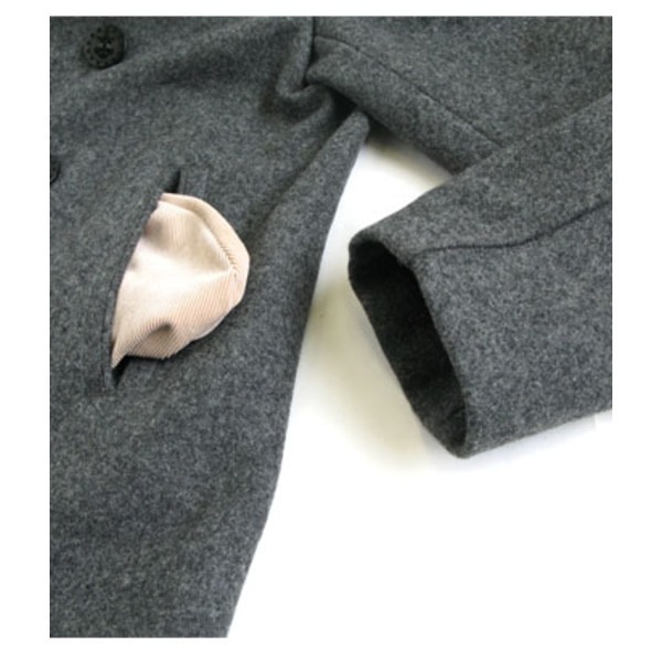 USタイプ海軍 ピーコート JC043YN グレー 38（ M） [ レプリカ ]