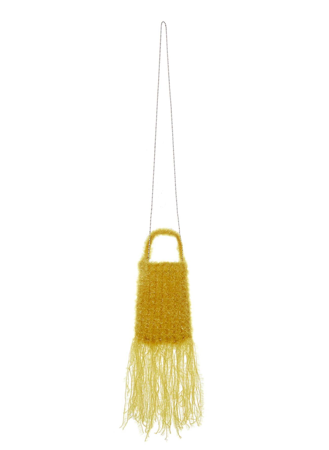 【THEOPENPRODUCT】 SEA COLLECTION KNITTED BAG : YELLOW 【THEOPENPRODUCT】 SEA COLLECTION KNITTED BAG : YELLOW