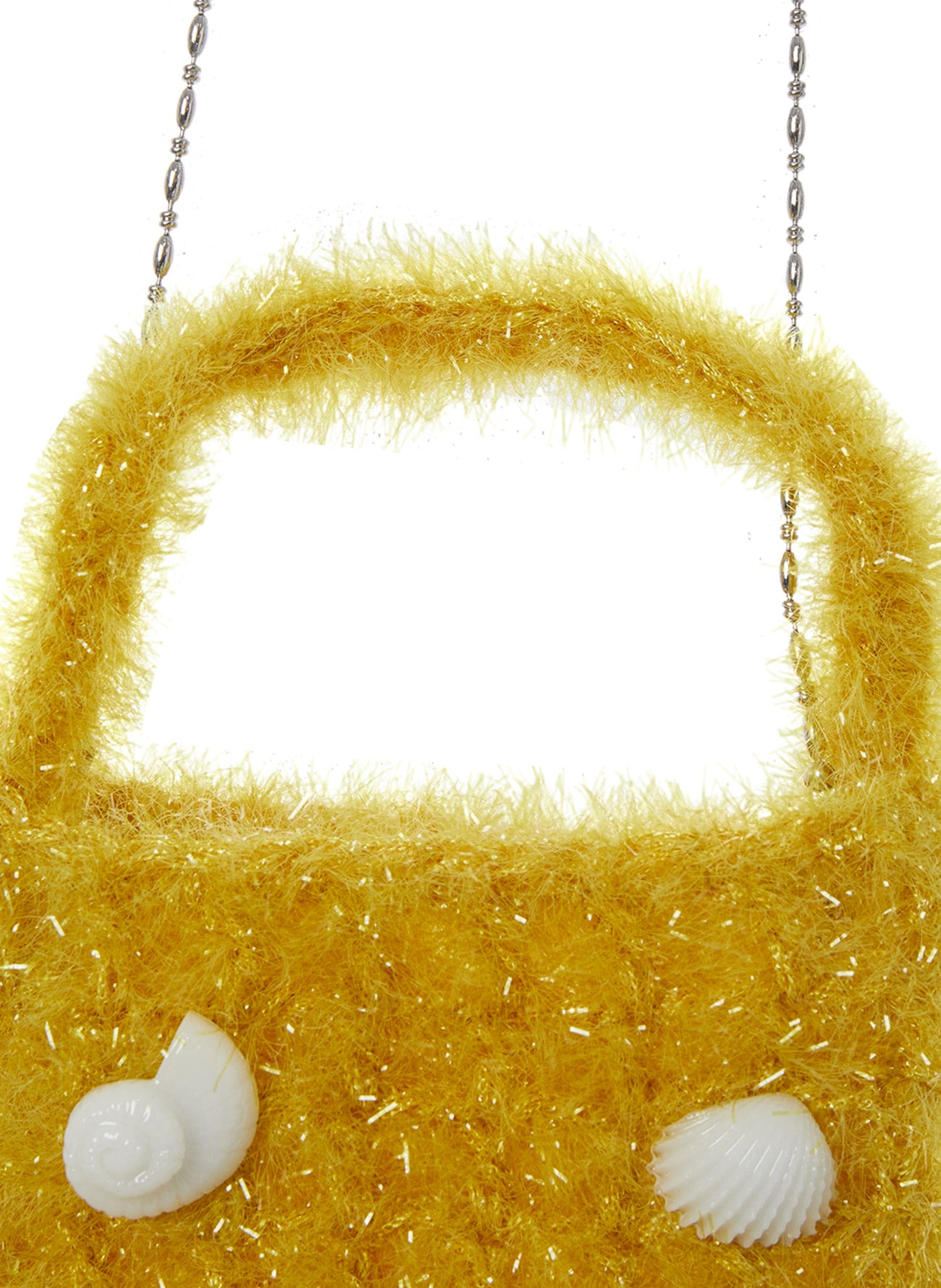 【THEOPENPRODUCT】 SEA COLLECTION KNITTED BAG : YELLOW 【THEOPENPRODUCT】 SEA COLLECTION KNITTED BAG : YELLOW