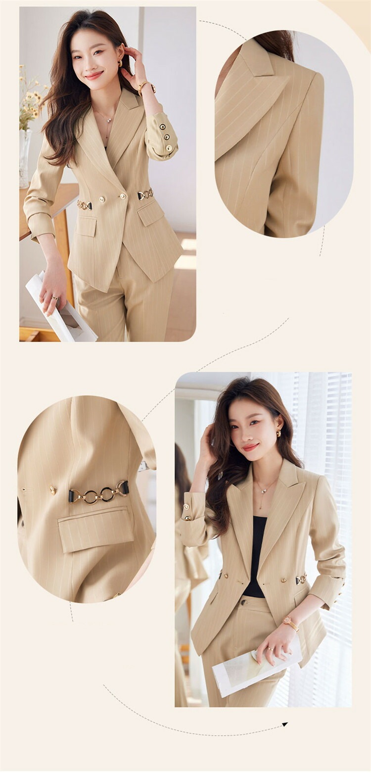 パンツスーツ レディース ストライプ 2点セット ジャケット スラックス テーラード パンツ ロングパンツ 長袖 長そで オフィススーツ ビジネス カジュアル おしゃれ きれいめ シンプル パンツスーツ レディース ストライプ 2点セット ジャケット スラックス テーラード パンツ ロングパンツ 長袖 長そで オフィススーツ ビジネス カジュアル おしゃれ きれいめ シンプル