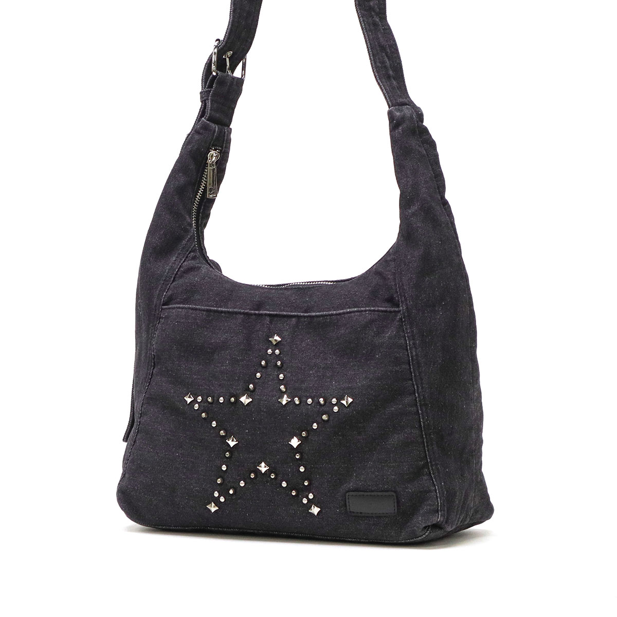 セール ショルダーバッグ レディース A4 小さめ 斜めがけ 軽量 大人 ワンハンドル Y2K 星 STUDDED DENIM SHOULDER BAG 105252053013 セール ショルダーバッグ レディース A4 小さめ 斜めがけ 軽量 大人 ワンハンドル Y2K 星 STUDDED DENIM SHOULDER BAG 105252053013