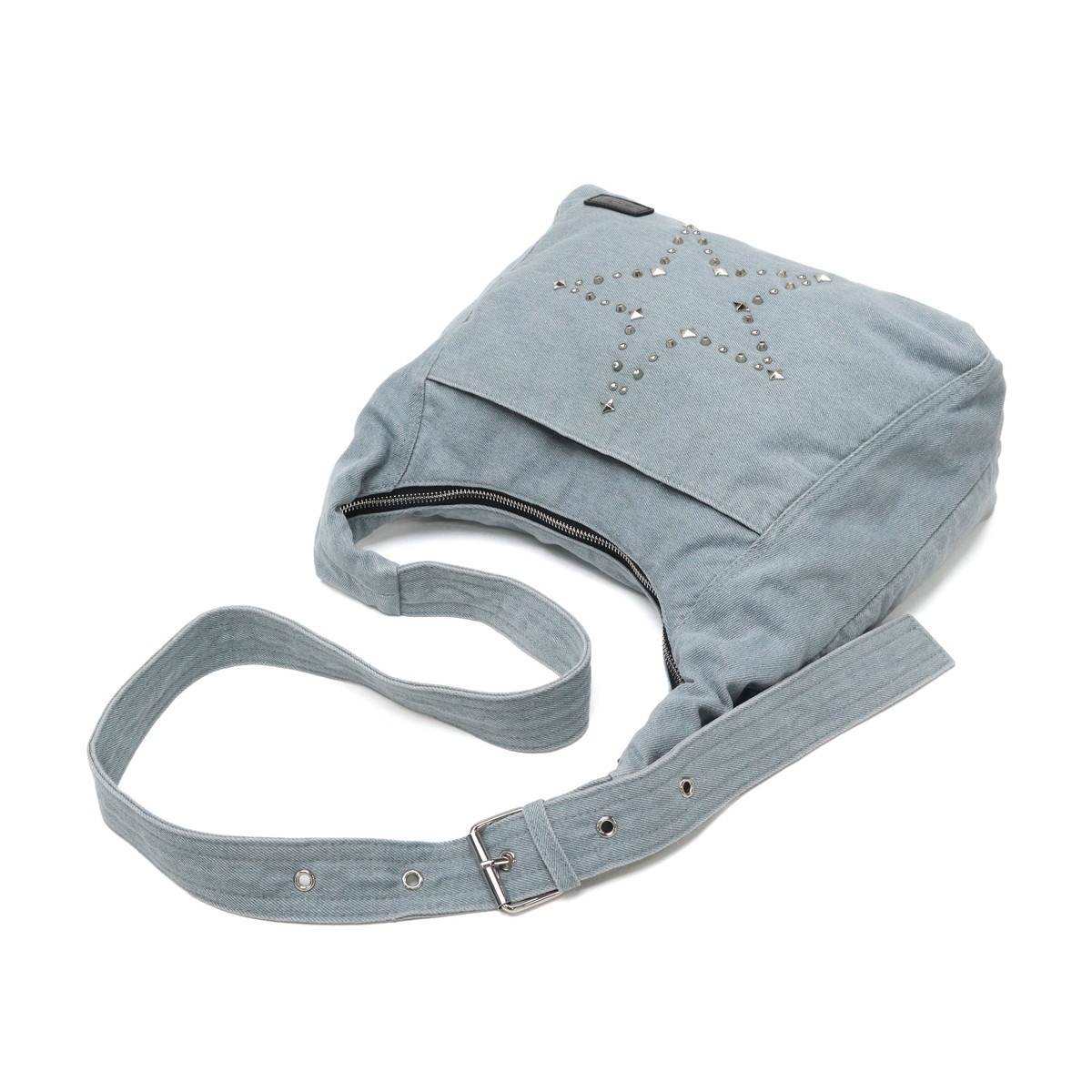 セール ショルダーバッグ レディース A4 小さめ 斜めがけ 軽量 大人 ワンハンドル Y2K 星 STUDDED DENIM SHOULDER BAG 105252053013 セール ショルダーバッグ レディース A4 小さめ 斜めがけ 軽量 大人 ワンハンドル Y2K 星 STUDDED DENIM SHOULDER BAG 105252053013