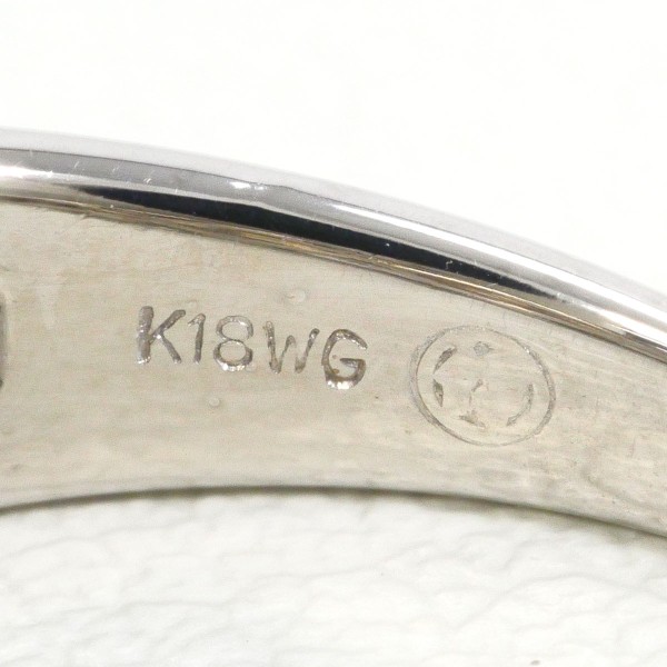 K18 18金 WG リング 15号 ブラウンダイヤ ダイヤ 計1.00 カード鑑別書 中古 K18 18金 WG リング 15号 ブラウンダイヤ ダイヤ 計1.00 カード鑑別書 中古