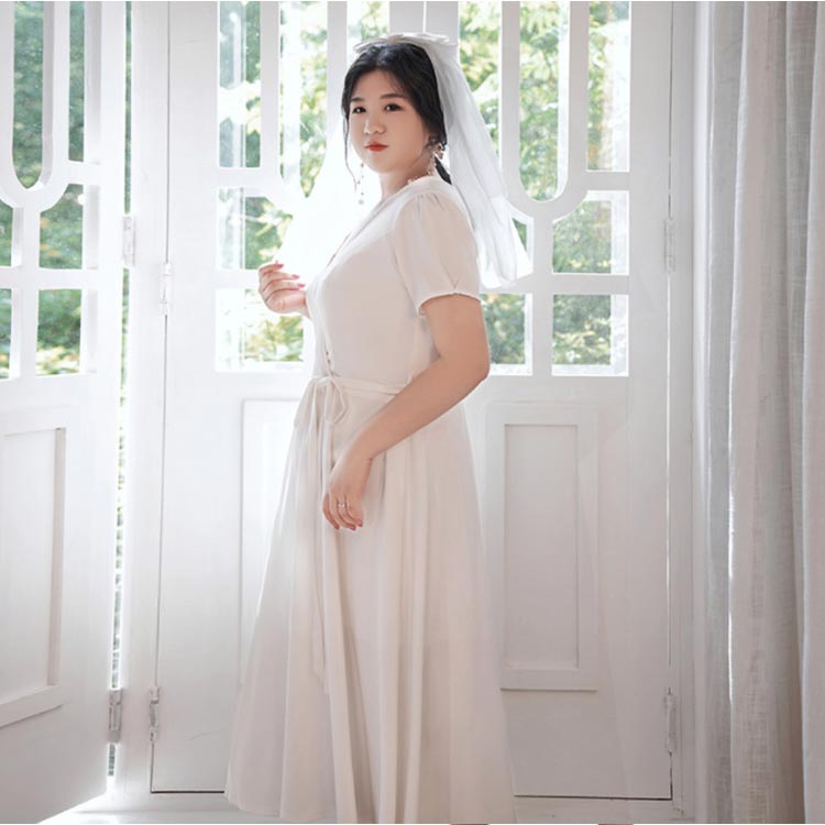 在庫セールウエディングドレス パーティードレス ワンピース 半袖 Aライン ミモレ パーティドレス 披露宴 結婚式 演奏会 半袖 ミモレ丈 大きいサイズ ドレス ウェディングドレス Vネック ファ 在庫セールウエディングドレス パーティードレス ワンピース 半袖 Aライン ミモレ パーティドレス 披露宴 結婚式 演奏会 半袖 ミモレ丈 大きいサイズ ドレス ウェディングドレス Vネック ファ