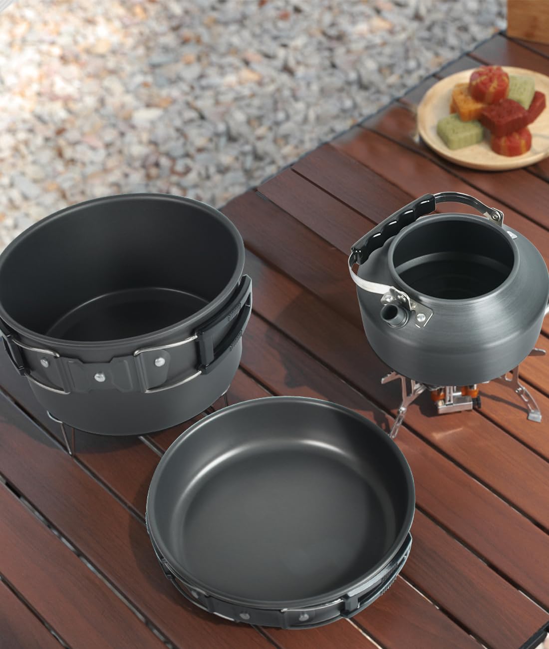 CCYCCLキャンプクッカーセット キャンプ用品 『JFSL認証済み』 登山用鍋 コッヘル アルミ アウトドアケトル クッカー アウトドア 調理器具 フライパン 防災グッズ キャンピング鍋 収納袋付き CCYCCLキャンプクッカーセット キャンプ用品 『JFSL認証済み』 登山用鍋 コッヘル アルミ アウトドアケトル クッカー アウトドア 調理器具 フライパン 防災グッズ キャンピング鍋 収納袋付き