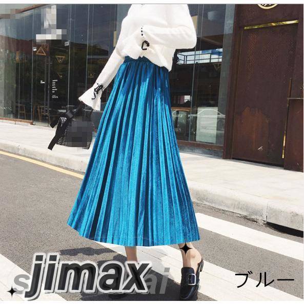 ベロアスカート ロング aライン ウエストゴム レーススカート ティアードスカート 無地 秋冬 レディース 大人 裏地なし レイヤードロングスカート プレゼント