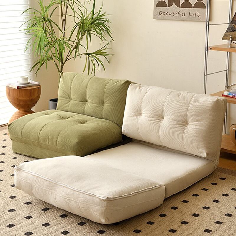 ひとり掛けソファー 背もたれ 調節可能 座椅子 ソファーベッド おしゃれ シンプル 北欧 リクライニング コーデュロイ リビングルーム ベッドルーム 一人暮らし ファミリー ゆったり 柔らかい デザイ