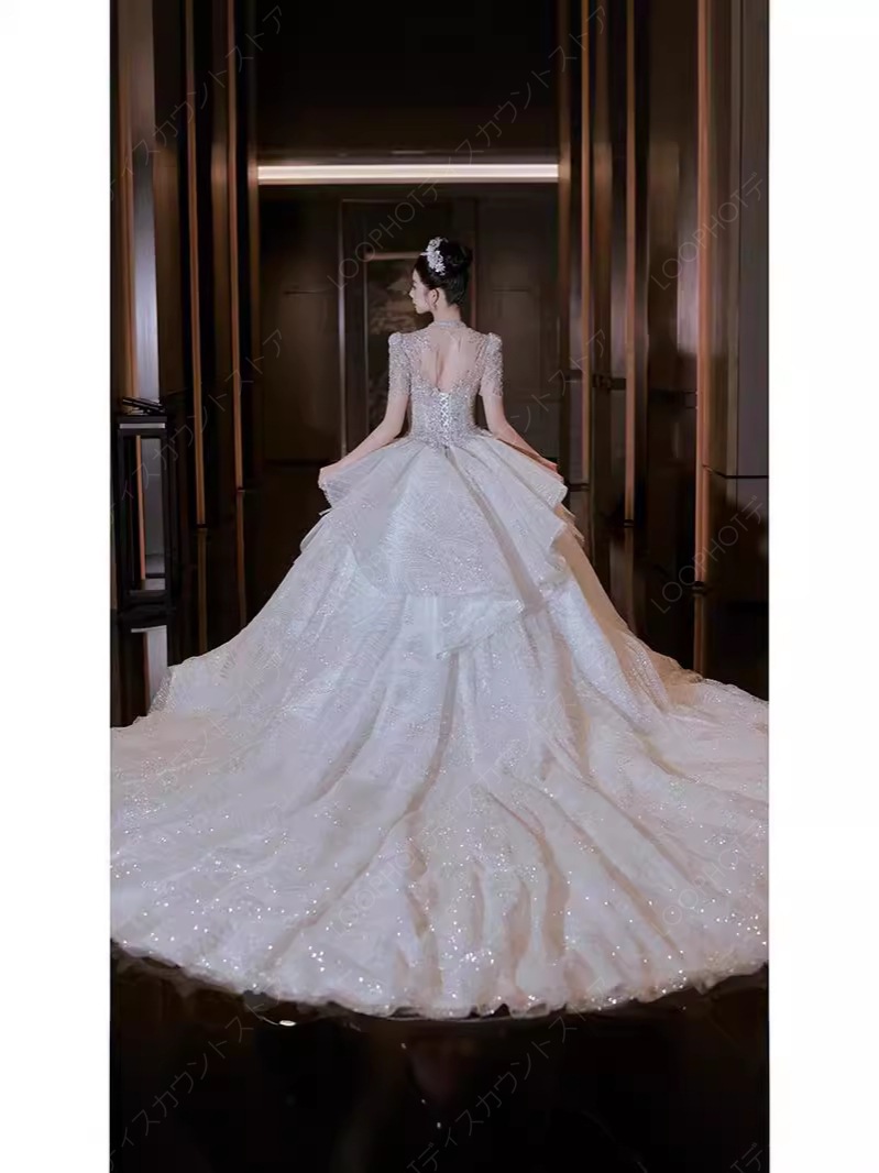 2025新作 高級感 花嫁ロングドレス ウェディングドレス 白長袖 妊婦がカスタマイズ可能 結婚式ワンピース 二次会ドレス 花嫁 パーティードレス 結婚式 ドレス 豪華宮廷風D111-61 2025新作 高級感 花嫁ロングドレス ウェディングドレス 白長袖 妊婦がカスタマイズ可能 結婚式ワンピース 二次会ドレス 花嫁 パーティードレス 結婚式 ドレス 豪華宮廷風D111-61