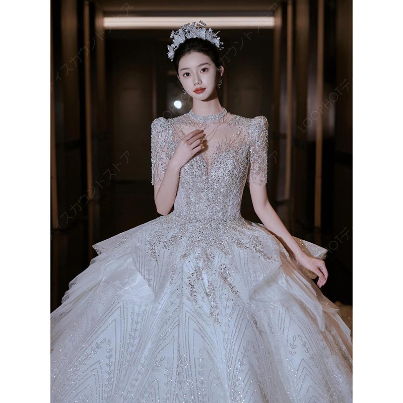 2025新作 高級感 花嫁ロングドレス ウェディングドレス 白長袖 妊婦がカスタマイズ可能 結婚式ワンピース 二次会ドレス 花嫁 パーティードレス 結婚式 ドレス 豪華宮廷風D111-61 2025新作 高級感 花嫁ロングドレス ウェディングドレス 白長袖 妊婦がカスタマイズ可能 結婚式ワンピース 二次会ドレス 花嫁 パーティードレス 結婚式 ドレス 豪華宮廷風D111-61