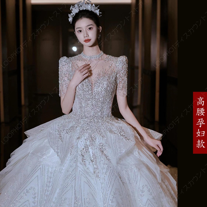 2025新作 高級感 花嫁ロングドレス ウェディングドレス 白長袖 妊婦がカスタマイズ可能 結婚式ワンピース 二次会ドレス 花嫁 パーティードレス 結婚式 ドレス 豪華宮廷風D111-61 2025新作 高級感 花嫁ロングドレス ウェディングドレス 白長袖 妊婦がカスタマイズ可能 結婚式ワンピース 二次会ドレス 花嫁 パーティードレス 結婚式 ドレス 豪華宮廷風D111-61