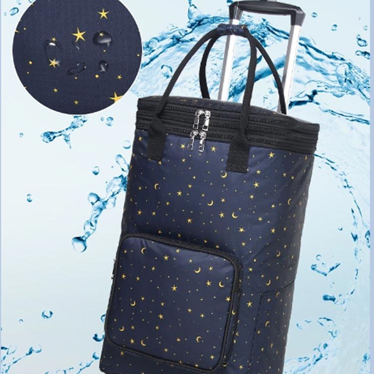 保温 キャリーバッグ 買い物カート ショッピングカート 4輪 エコバッグ 保冷 ショッピングキャリー