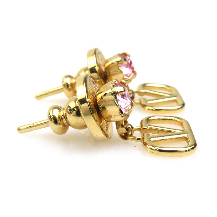 ヴァレンティノ ガラヴァーニ Valentino Garavani ピアス Vロゴ メタル ゴールド レディース 55828k