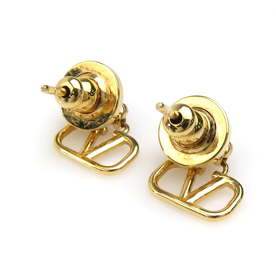 ヴァレンティノ ガラヴァーニ Valentino Garavani ピアス Vロゴ メタル ゴールド レディース 55828k