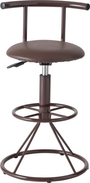 キリク キッチンハイチェア PC-105BR PC-105WH ブラウン 茶 ホワイト 白 2色 カウンターチェア ハイスツール 回転式 昇降機能付 足置き付 ソフトレザー 椅子 インテリア 家具 お キリク キッチンハイチェア PC-105BR PC-105WH ブラウン 茶 ホワイト 白 2色 カウンターチェア ハイスツール 回転式 昇降機能付 足置き付 ソフトレザー 椅子 インテリア 家具 お