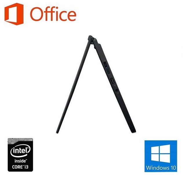 サポート付きLenovo YOGA14 Webカメラ Windows10 PC 新品SSD:512GB メモリ:4GB 360度回転 & Qtuo 2.4G 無線マウス 5DPIモード セット