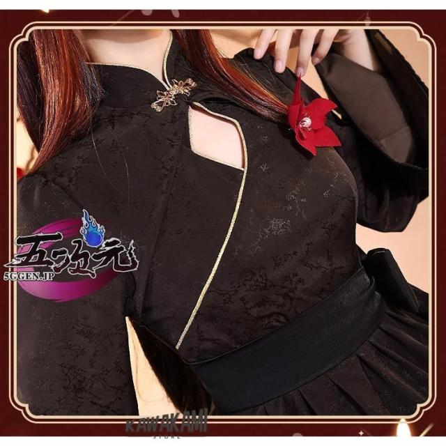 三分妄想 原神 コスプレ 胡桃 フータオ 暗香疏影 同人衣装 中華ロリィタ 改良チャイナドレス ウィッグ 靴 武器 追加可 三分妄想 原神 コスプレ 胡桃 フータオ 暗香疏影 同人衣装 中華ロリィタ 改良チャイナドレス ウィッグ 靴 武器 追加可