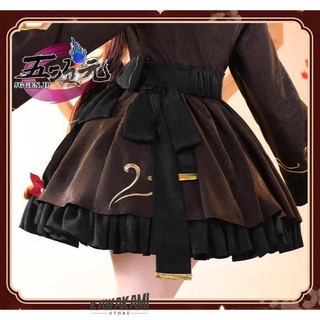 三分妄想 原神 コスプレ 胡桃 フータオ 暗香疏影 同人衣装 中華ロリィタ 改良チャイナドレス ウィッグ 靴 武器 追加可 三分妄想 原神 コスプレ 胡桃 フータオ 暗香疏影 同人衣装 中華ロリィタ 改良チャイナドレス ウィッグ 靴 武器 追加可