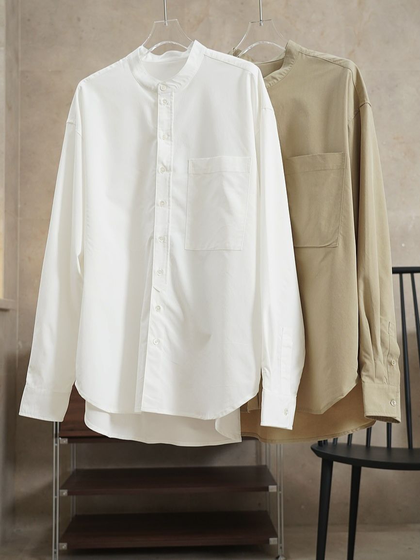 春と夏の新しい韓国の文学的な気質の風の輪郭のシャツの光と快適な涼しい感じカジュアルなトップス女性薄い