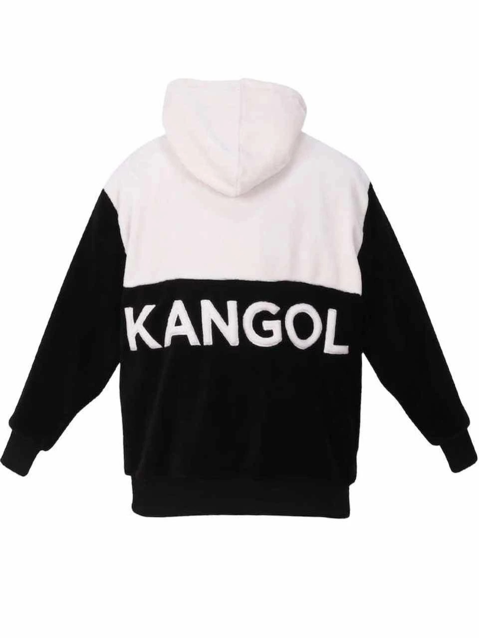 ボアフリース パーカー 大きいサイズ メンズ KANGOL 暖か ボアジャケット ロゴ おしゃれ C051117-01
