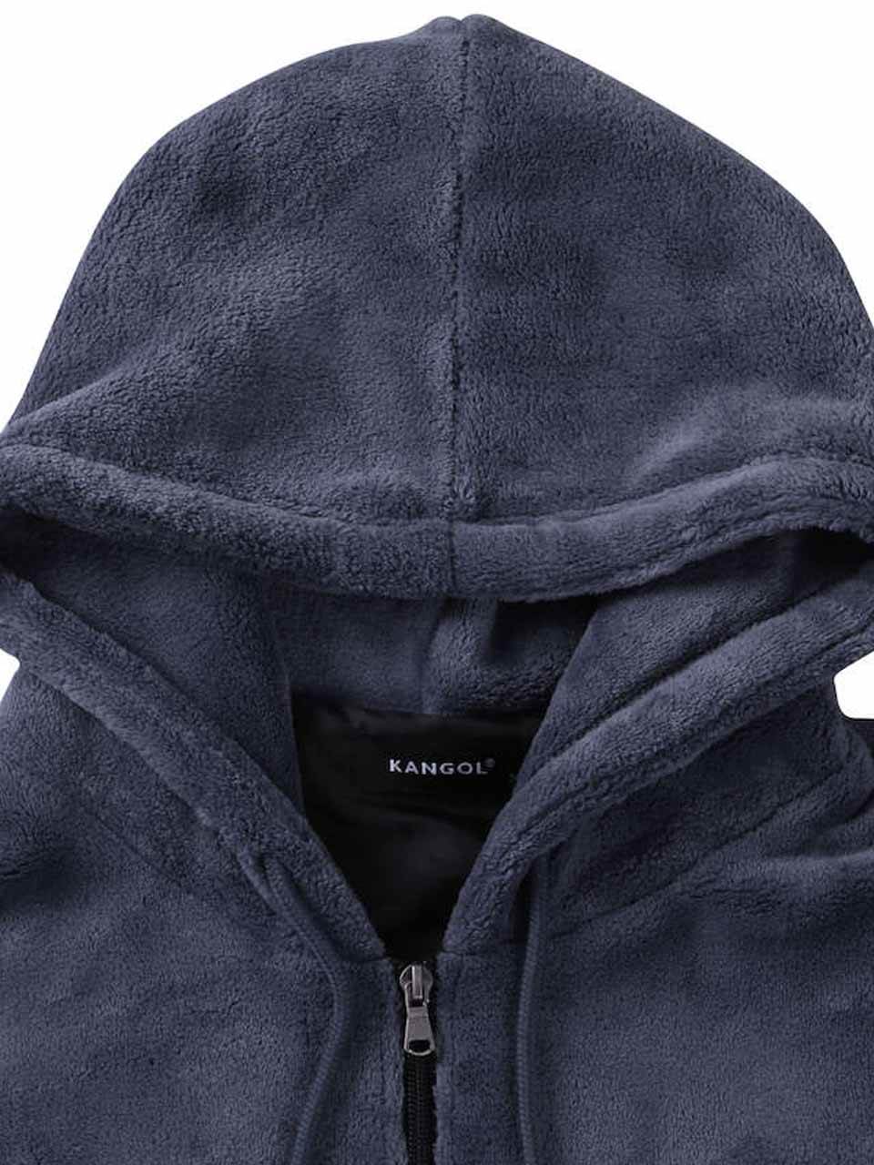 ボアフリース パーカー 大きいサイズ メンズ KANGOL 暖か ボアジャケット ロゴ おしゃれ C051117-01