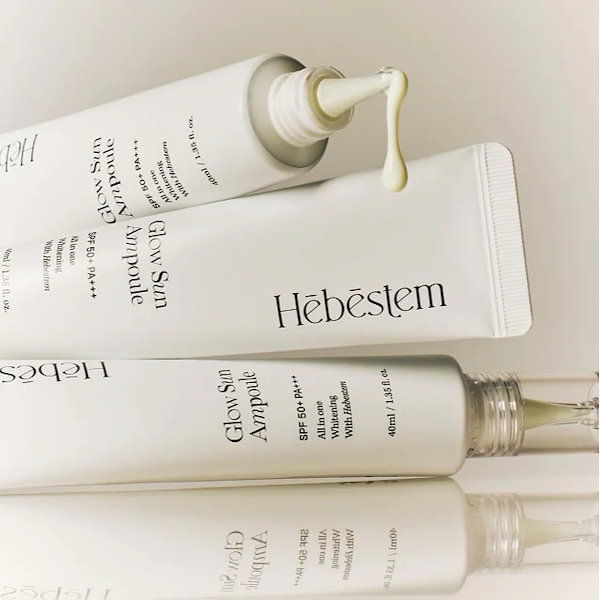 新品　未開封　Tomo様　Hebestem グロウサンアンプル　3本 Qoo10] Hebestem [1個/3個選択]グロウ サンアンプル