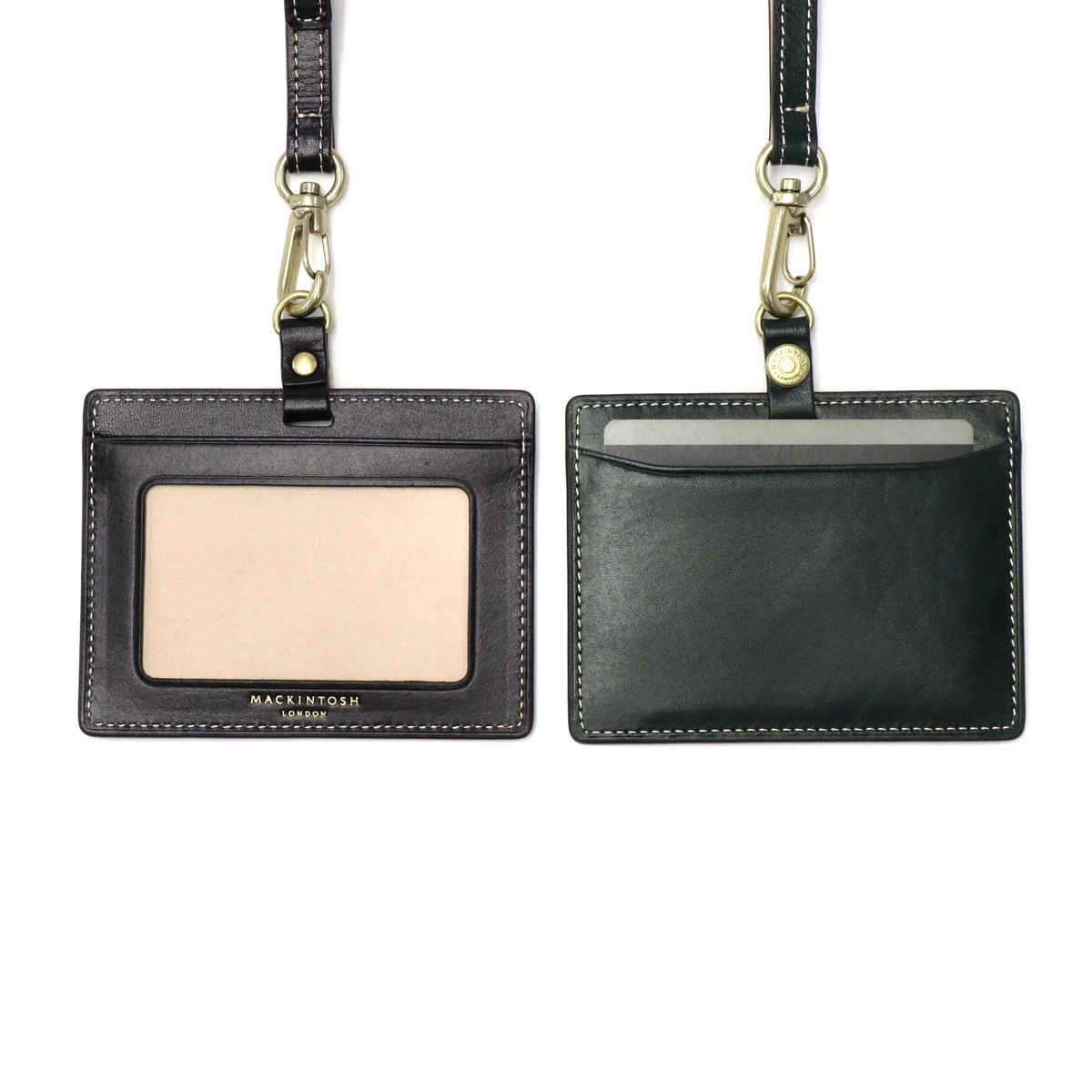 IDケース ネックストラップ IDカードケース IDカードホルダー 本革 IDカード 2枚 ケース 社員証 レザー HERITAGE WMKL6060024