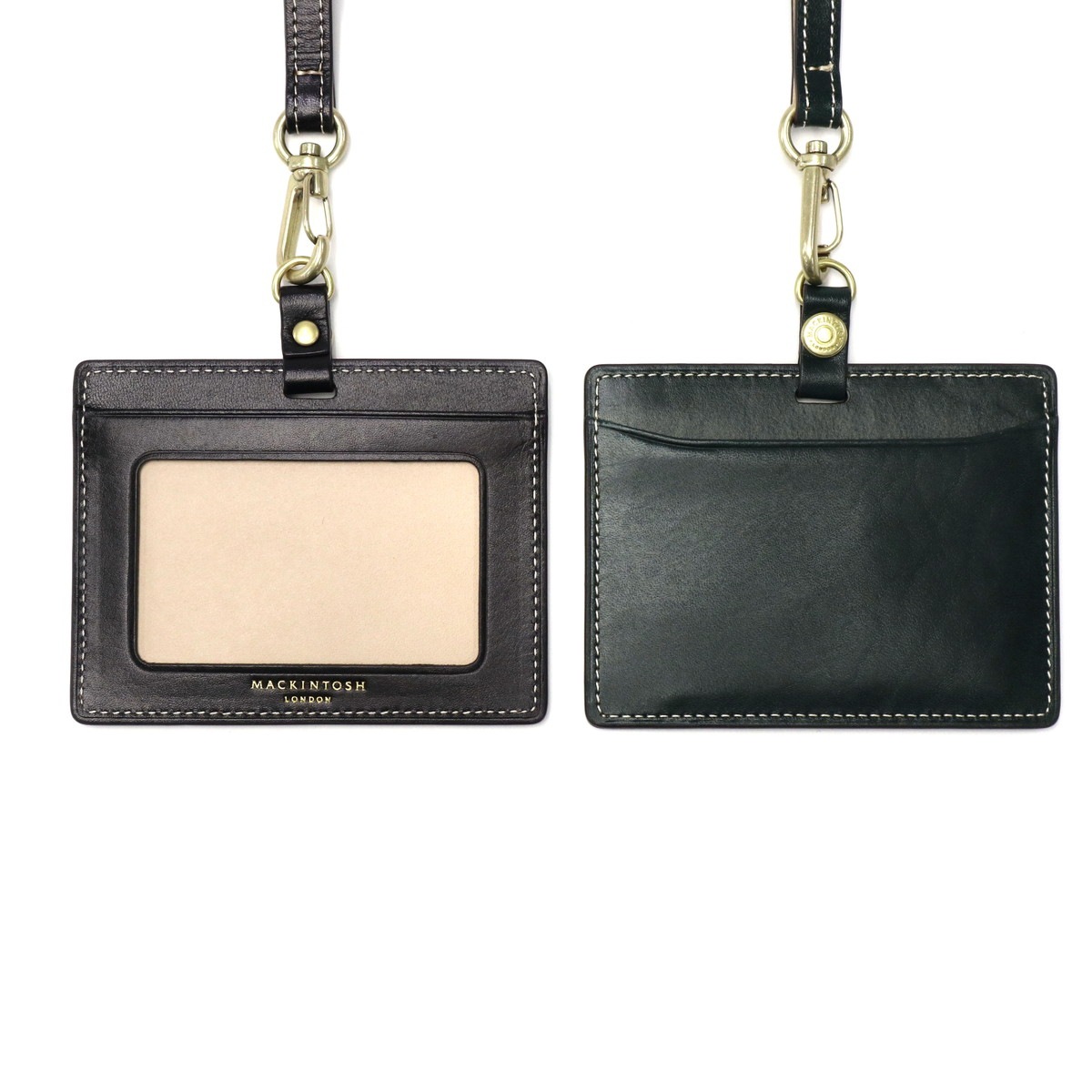 IDケース ネックストラップ IDカードケース IDカードホルダー 本革 IDカード 2枚 ケース 社員証 レザー HERITAGE WMKL6060024