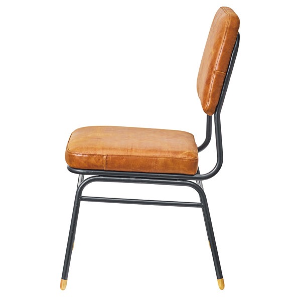 チェア 2脚セット 座面高45cm レザー 本革 椅子 イス ダイニングチェア ヴィンテージ調 クッション チェアー いす ダイニングチェアー 食卓椅子 リビングチェア おしゃれ ダイニング