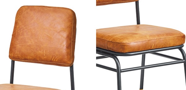 チェア 2脚セット 座面高45cm レザー 本革 椅子 イス ダイニングチェア ヴィンテージ調 クッション チェアー いす ダイニングチェアー 食卓椅子 リビングチェア おしゃれ ダイニング