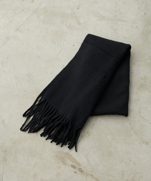 [最安値挑戦]ストール 「LARUTA」ブークレボリュームカラーストール レディース