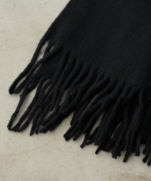 [最安値挑戦]ストール 「LARUTA」ブークレボリュームカラーストール レディース